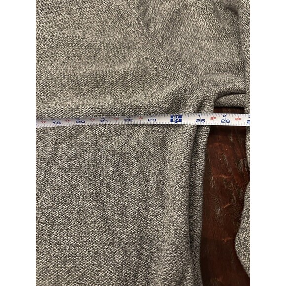 Prana Knit Sweater Mens XXL Gray Slim Fit Long Sleeve 100% Organic Cotton MC1 - Picture 2 of 5